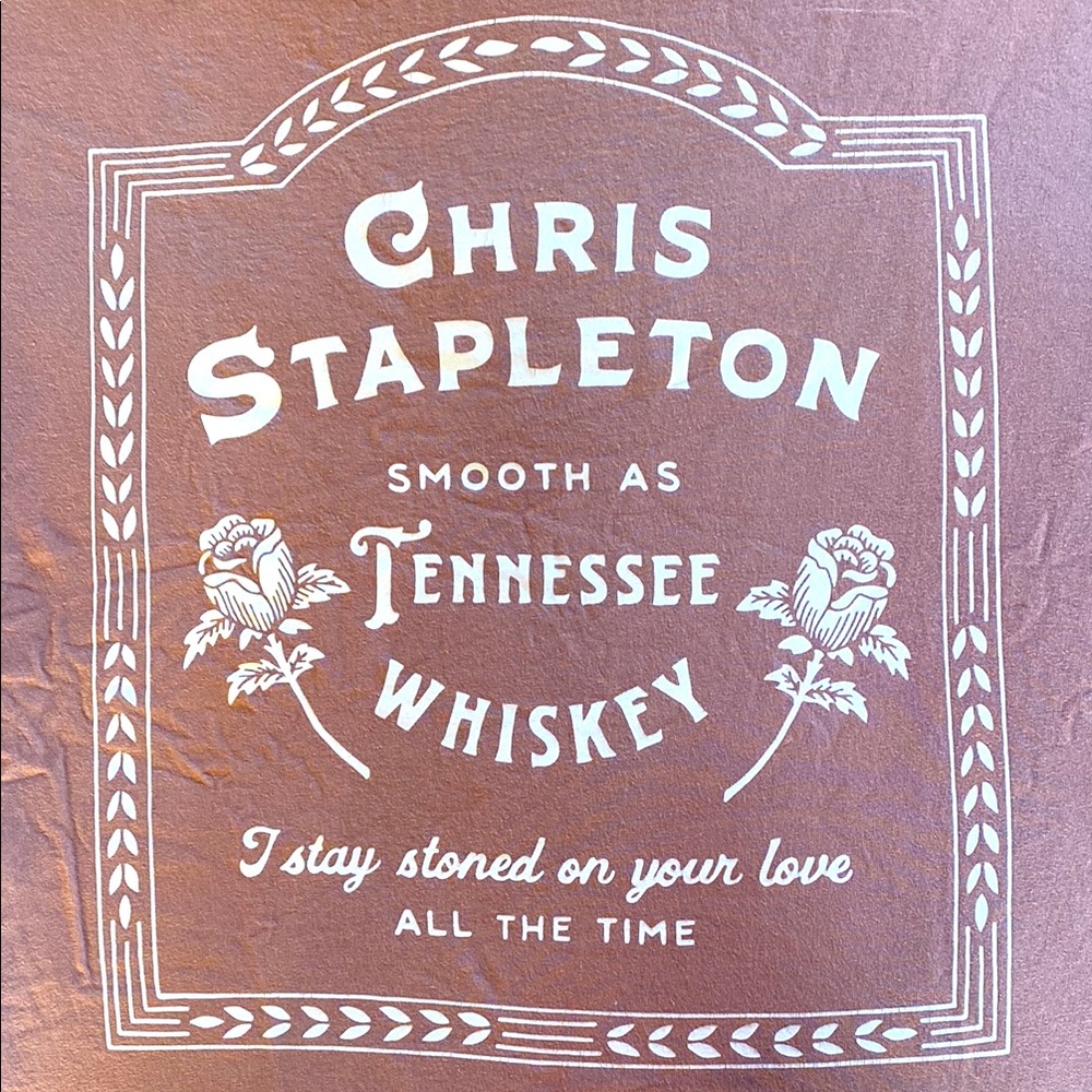 Chris Stapleton Graphic Tee - Rose- Womens Medium